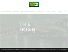 Tablet Screenshot of irishpokeropen.com